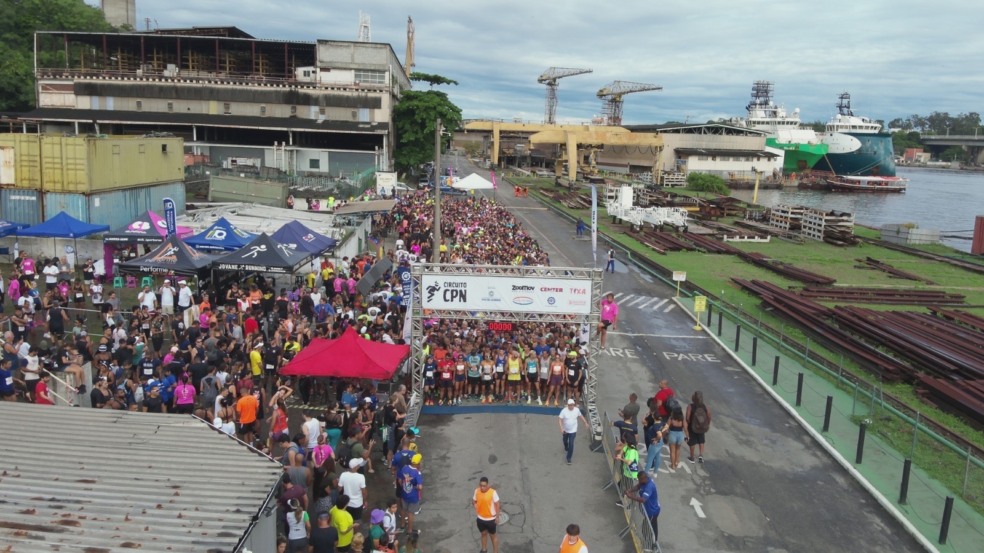 Estaleiro Mauá recebe corrida que abre celebração dos 180 anos da Indústria Naval