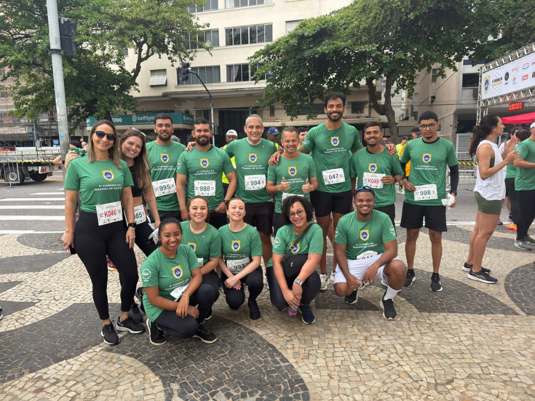 Colaboradores do Estaleiro Mauá participam da 4ª Corrida da Guarda de Niterói