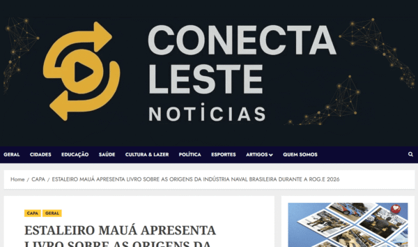 Estaleiro Mauá apresenta livro sobre as origens da Indústria Naval Brasileira durante a Rog.e por Conecta Leste